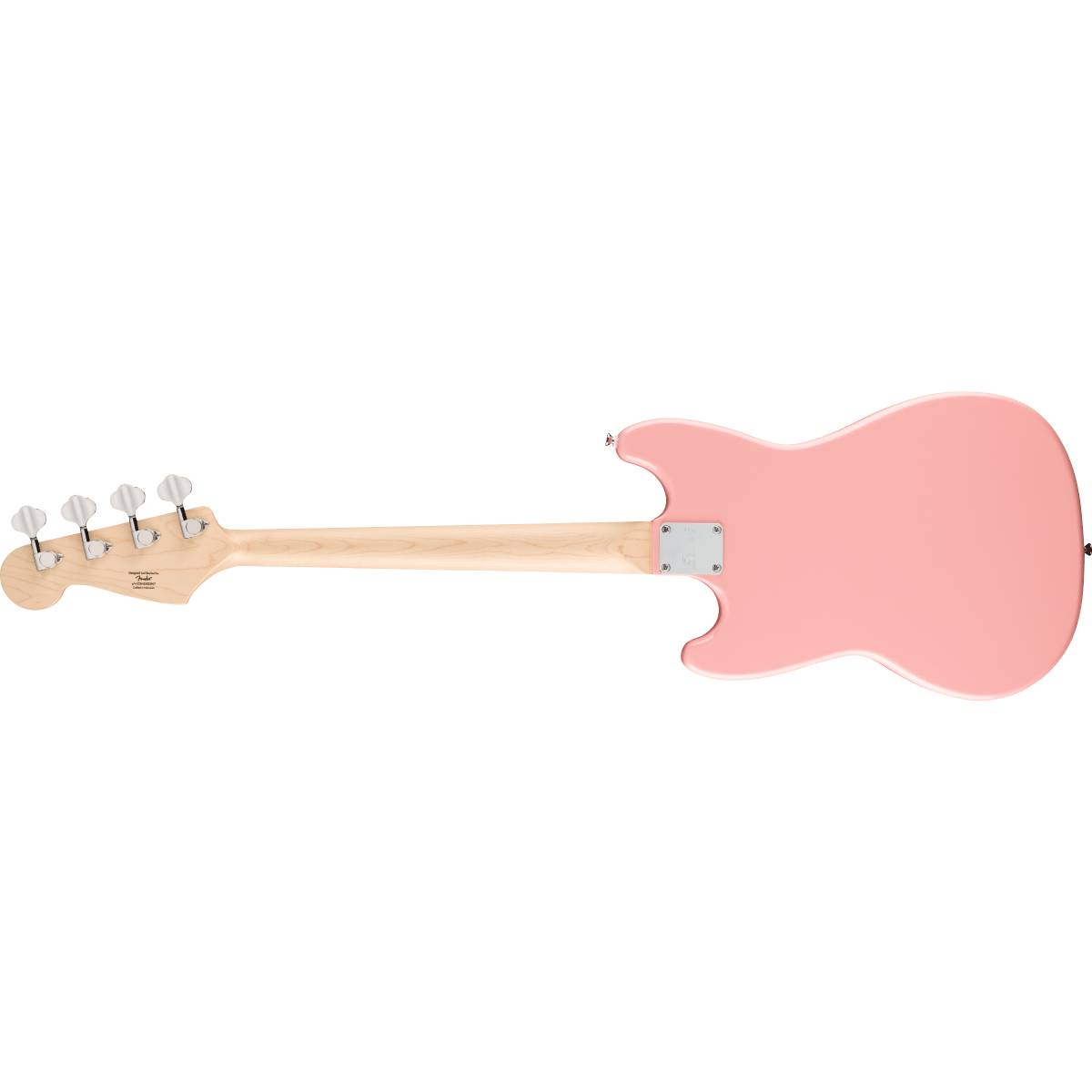 Fender Squier FSR Sonic Bronco Bass Guitar Shell Pink w/ White Pickguard - 0373802556