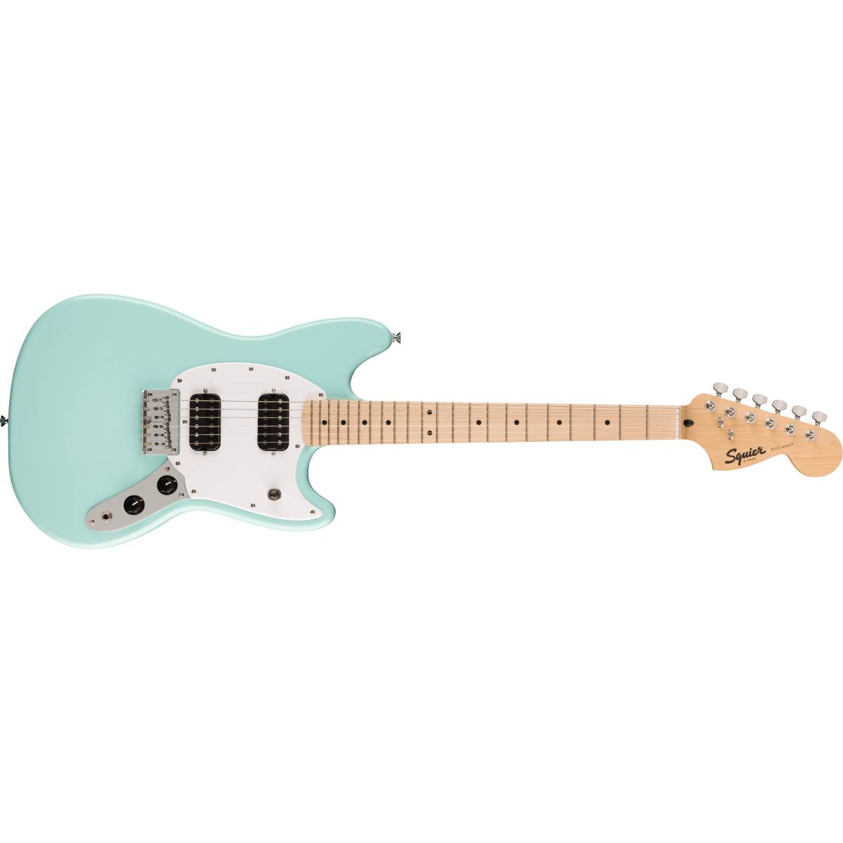 Fender Squier FSR Sonic Mustang HH Electric Guitar Sonic Blue w/ White Pickguard - 0373702572