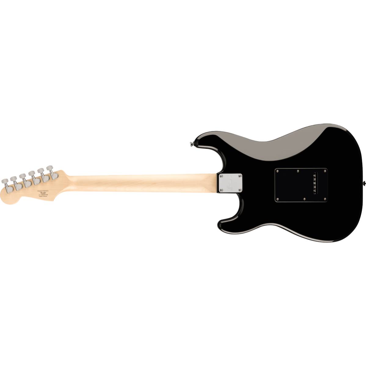 Fender Squier FSR Sonic Stratocaster Electric Guitar Black w/ Black Pickguard - 0373154506