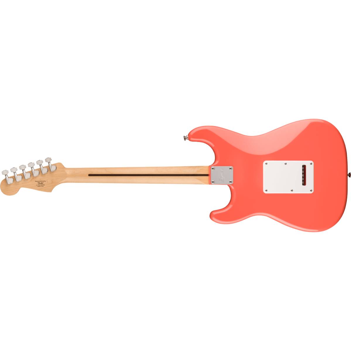 Fender Squier FSR Sonic Stratocaster Electric Guitar Tahitian Coral w/ White Pickguard - 0373152511
