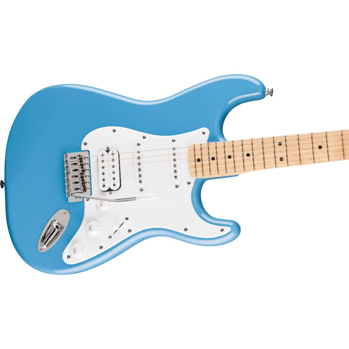 Fender Squier FSR Sonic Stratocaster HSS Electric Guitar California Blue w/ White Pickguard - 0373202526