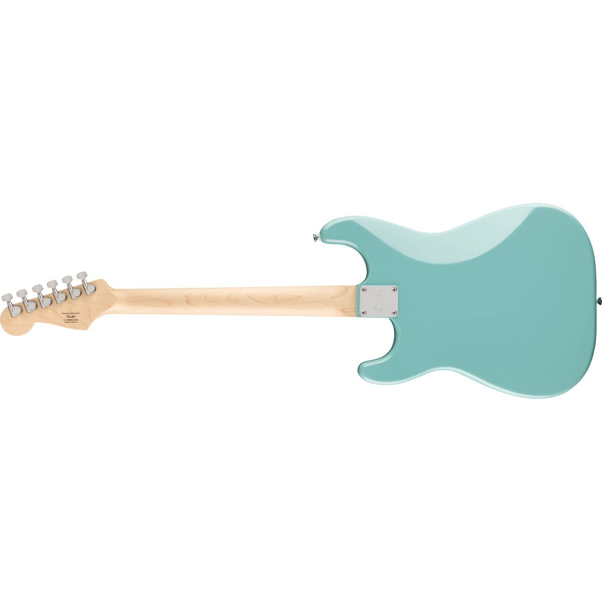 Fender Squier FSR Sonic Stratocaster HT Electric Guitar Tropical Turquoise w/ White Pickguard - 0373252597