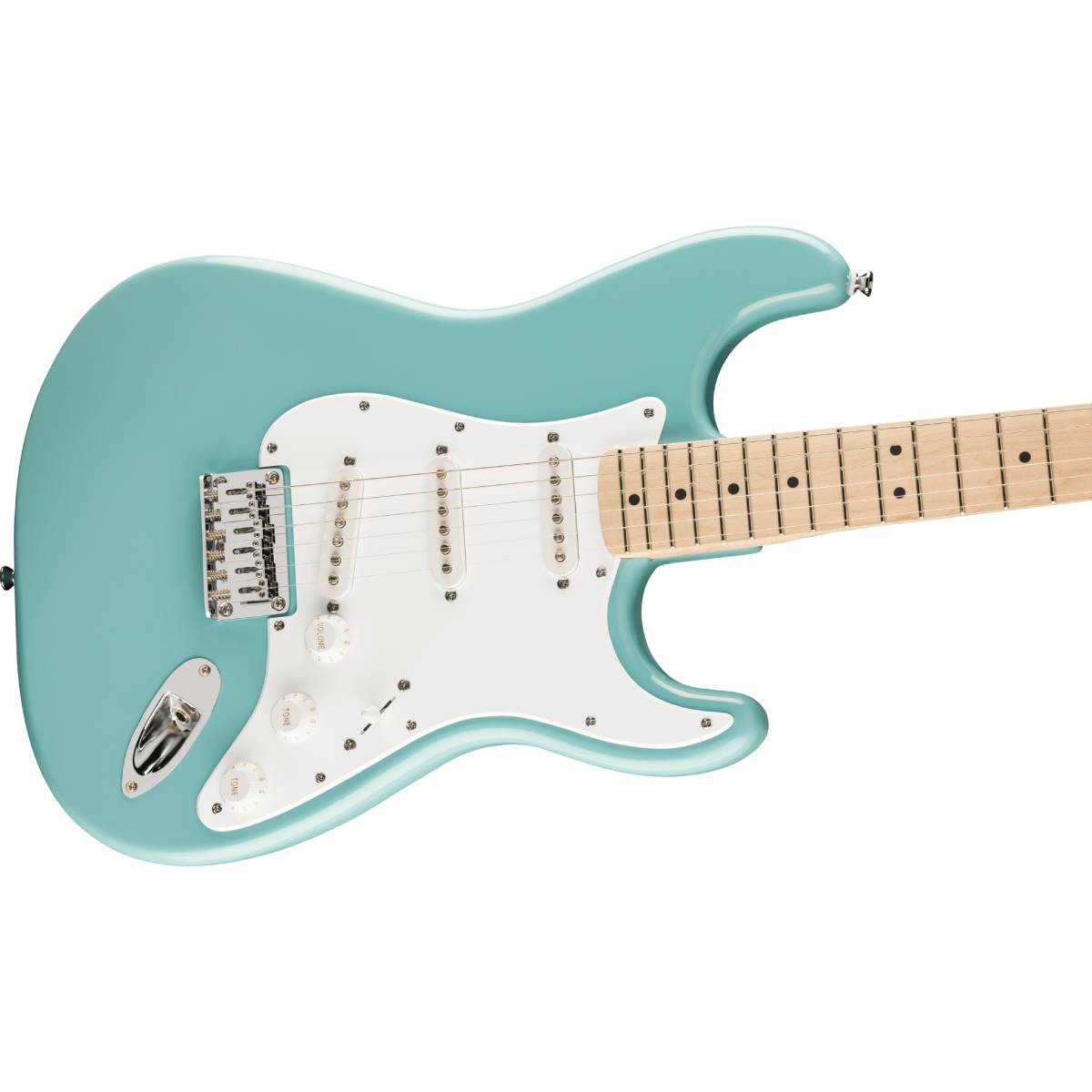 Fender Squier FSR Sonic Stratocaster HT Electric Guitar Tropical Turquoise w/ White Pickguard - 0373252597