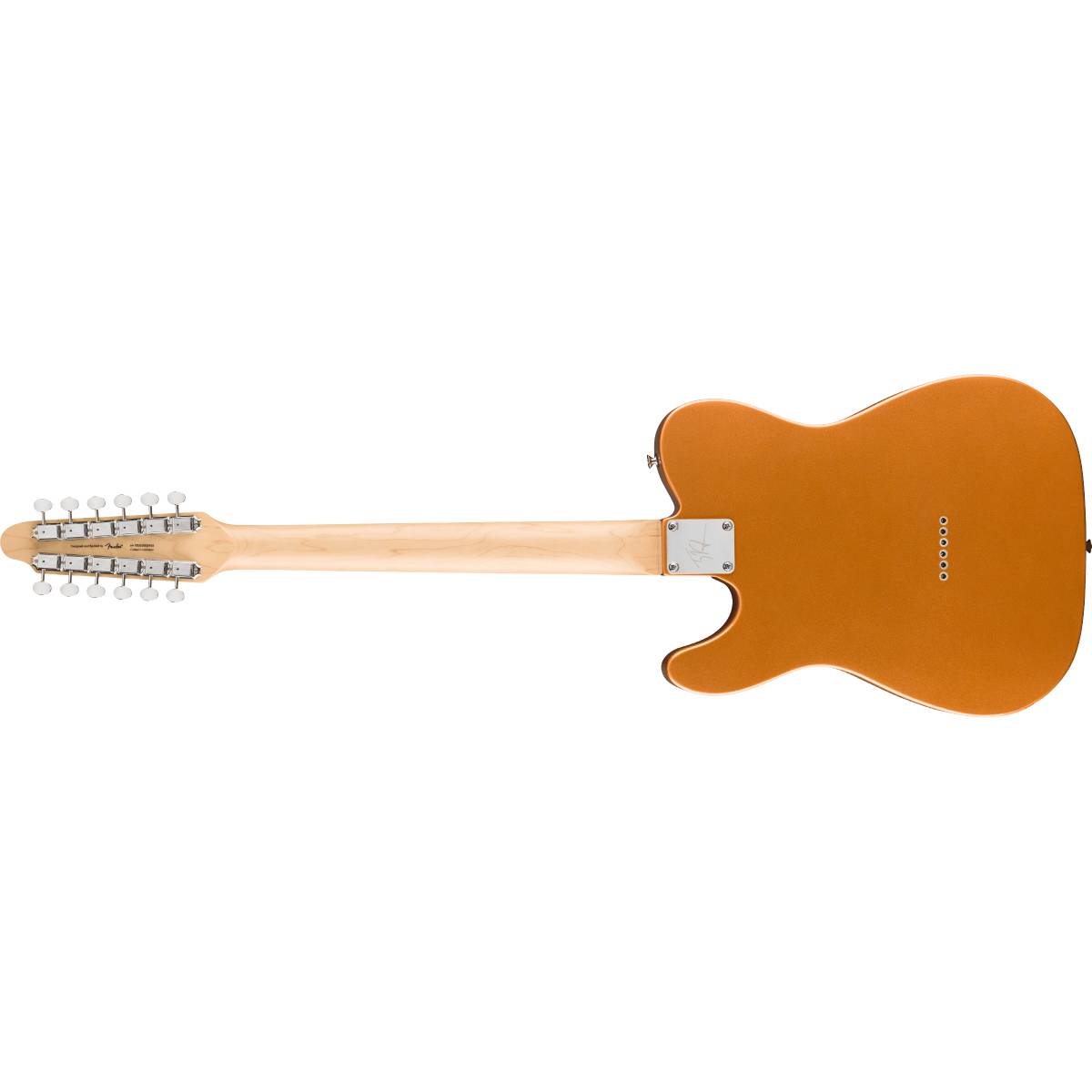 Fender Squier Paranormal Troy Van Leeuwen Telecaster XII Electric Guitar 12-String Copper w/ Tortoiseshell Pickguard - 0371030594
