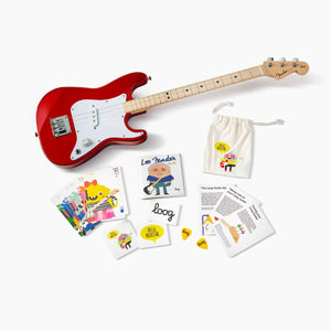 Fender Stratocaster by Loog Pro Electric Guitar - Candy Apple Red (Ages 6+)