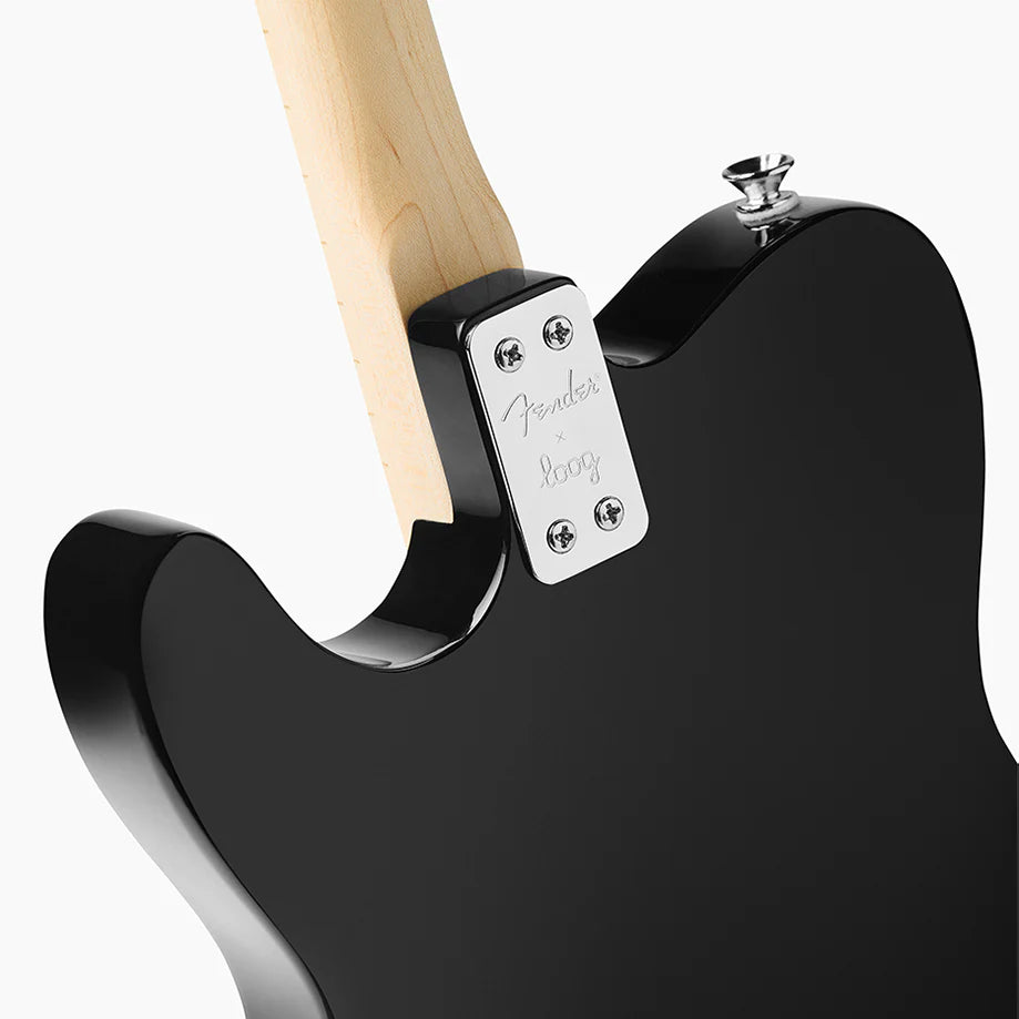 Fender Telecaster by Loog Pro Electric Guitar - Black (Ages 6+)