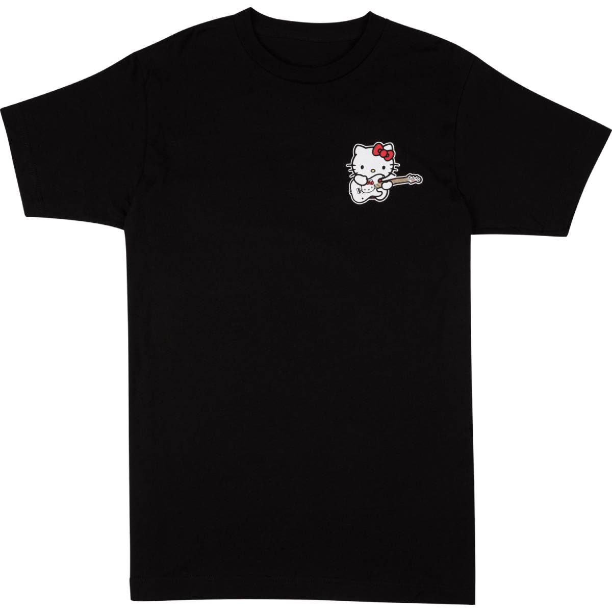 Fender X Hello Kitty Graphic T-Shirt Tee Black - XL Extra Large - 9190388606