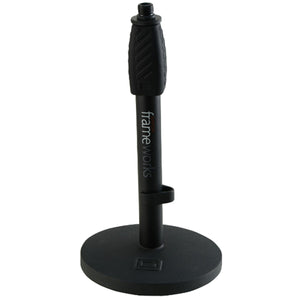 Gator Frameworks GFW-MIC-0601 Desktop Mic Stand w/ 6inch Round Base