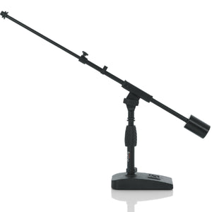 Gator Frameworks GFW-MIC-0822 Telescoping Boom Mic Stand Desktop & Bass Drum