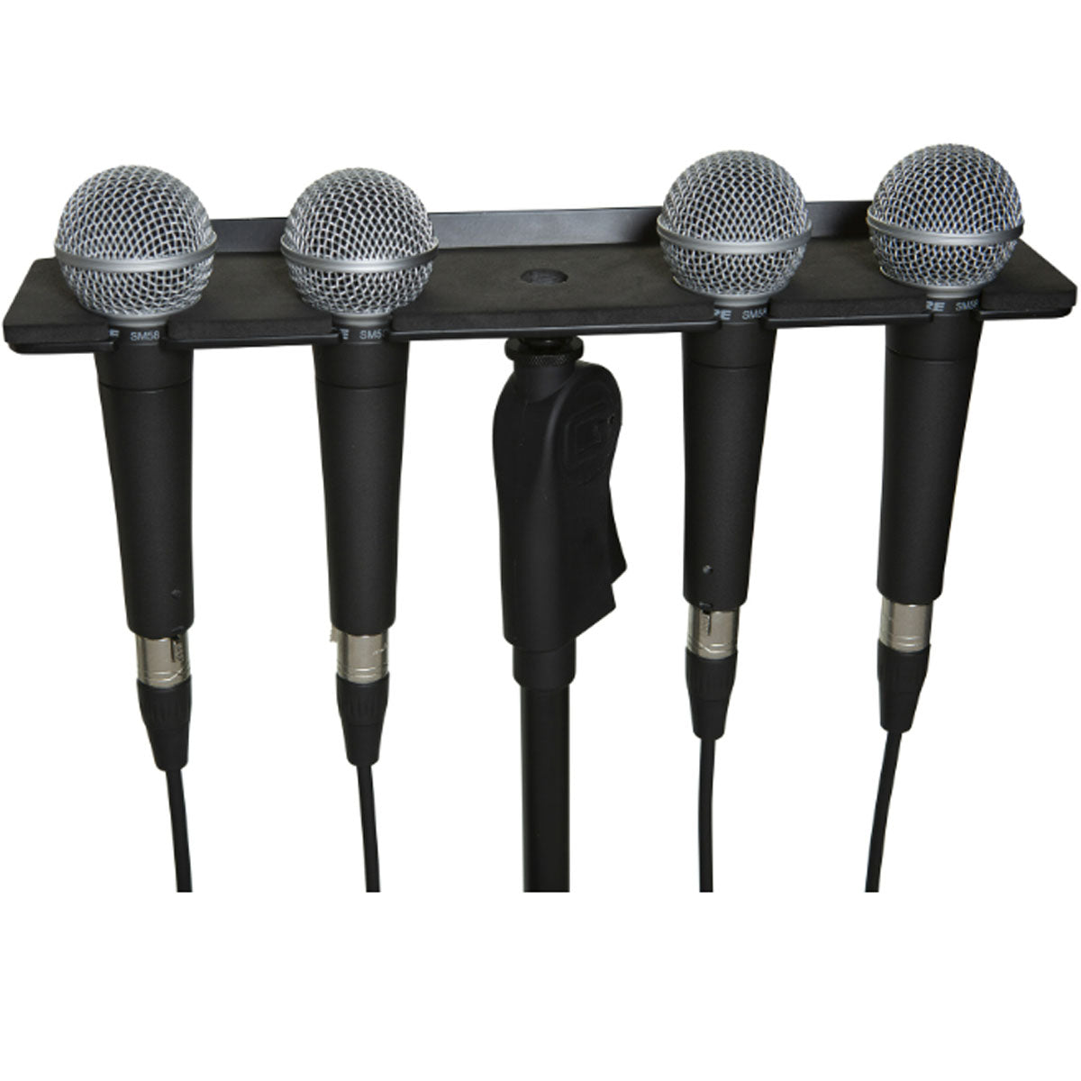 Gator Frameworks GFW-MIC-4TRAY Multi Microphone Holder