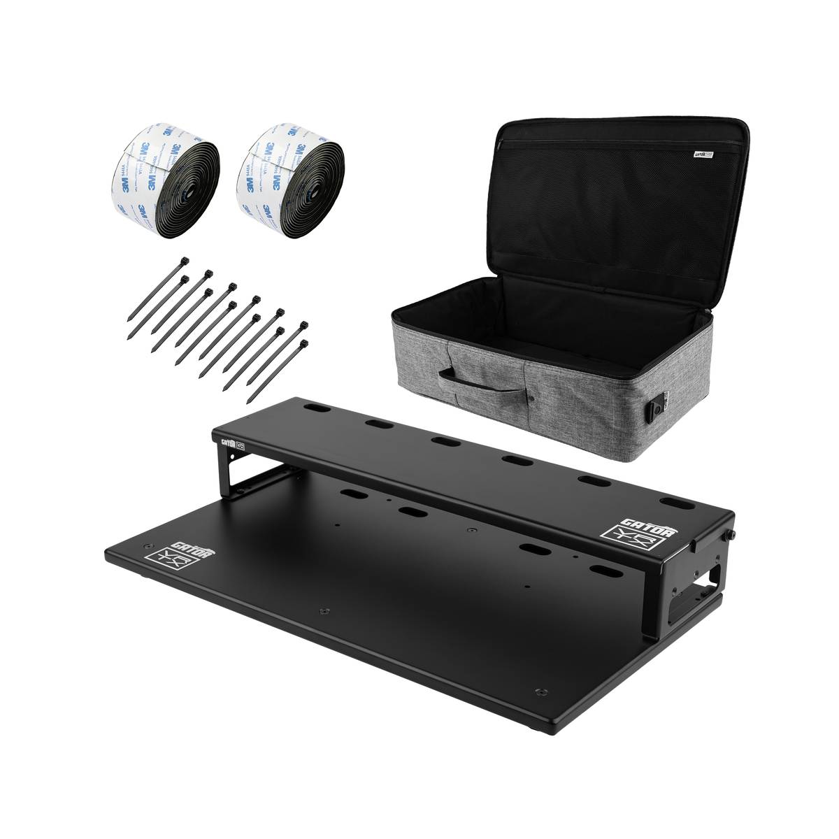 Gator GV-TC2313R2-GB Vertex Tour Compact Pedalboard & Riser 23x13inch w/ Gig Bag