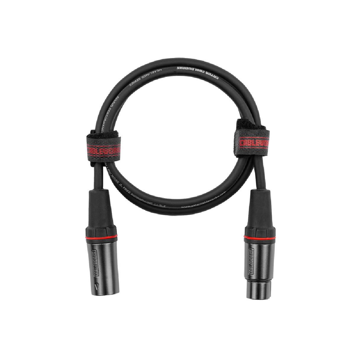Gator Headliner Series GCWH-XLR-03 Microphone Cable 90cm (3ft) XLR Mic Lead