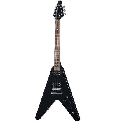 Gibson 80s Flying V Electric Guitar Ebony - DSVE00EBCH1