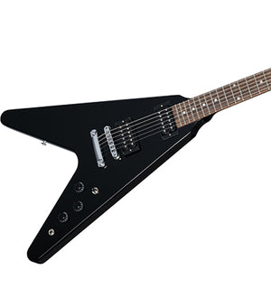 Gibson 80s Flying V Electric Guitar Ebony - DSVE00EBCH1