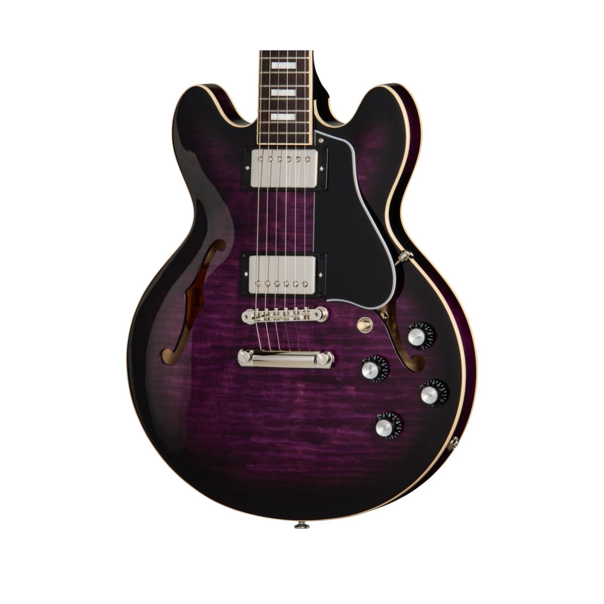 Gibson ES-339 Figured Electric Guitar Dark Purple Burst - ES39F00PUNH1
