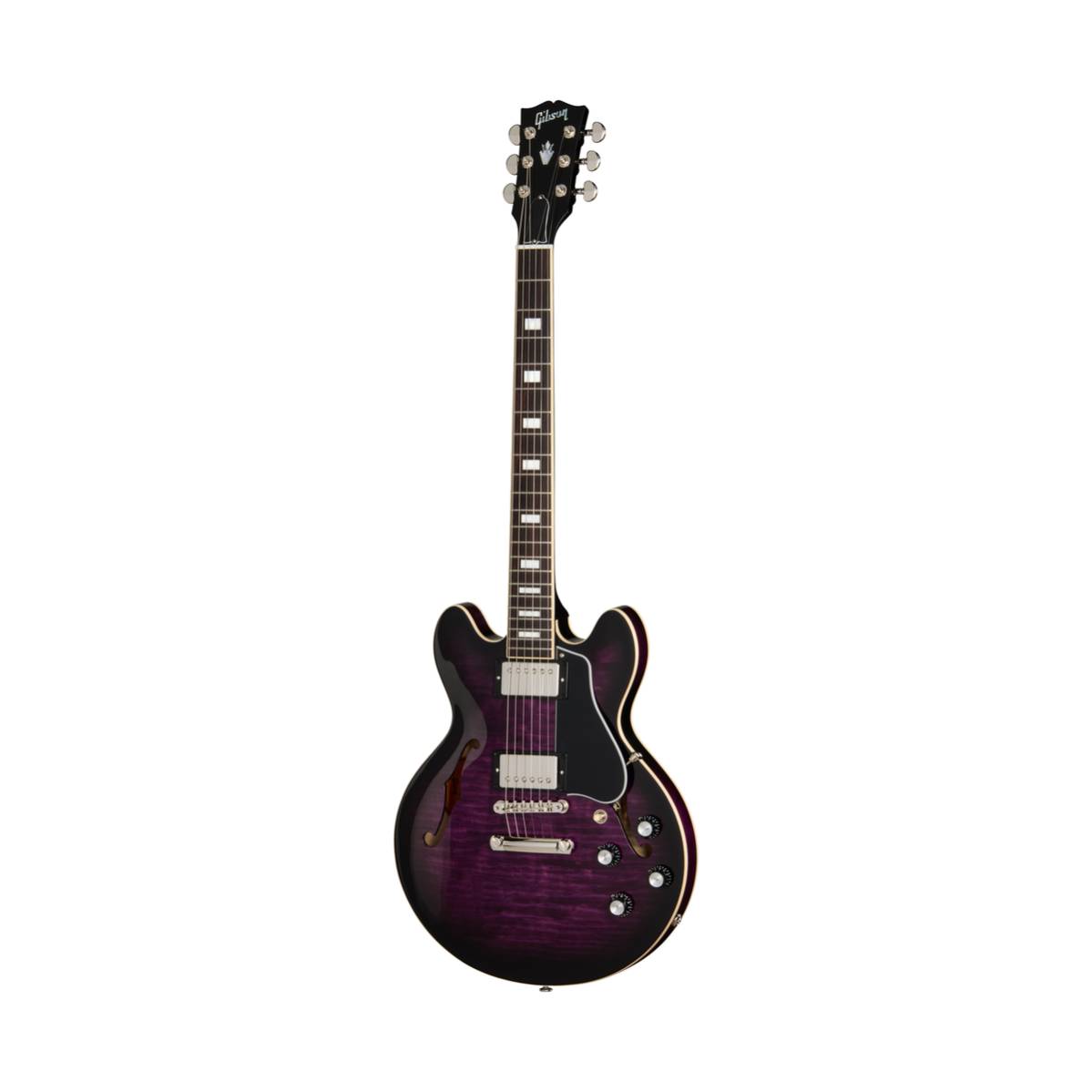 Gibson ES-339 Figured Electric Guitar Dark Purple Burst - ES39F00PUNH1