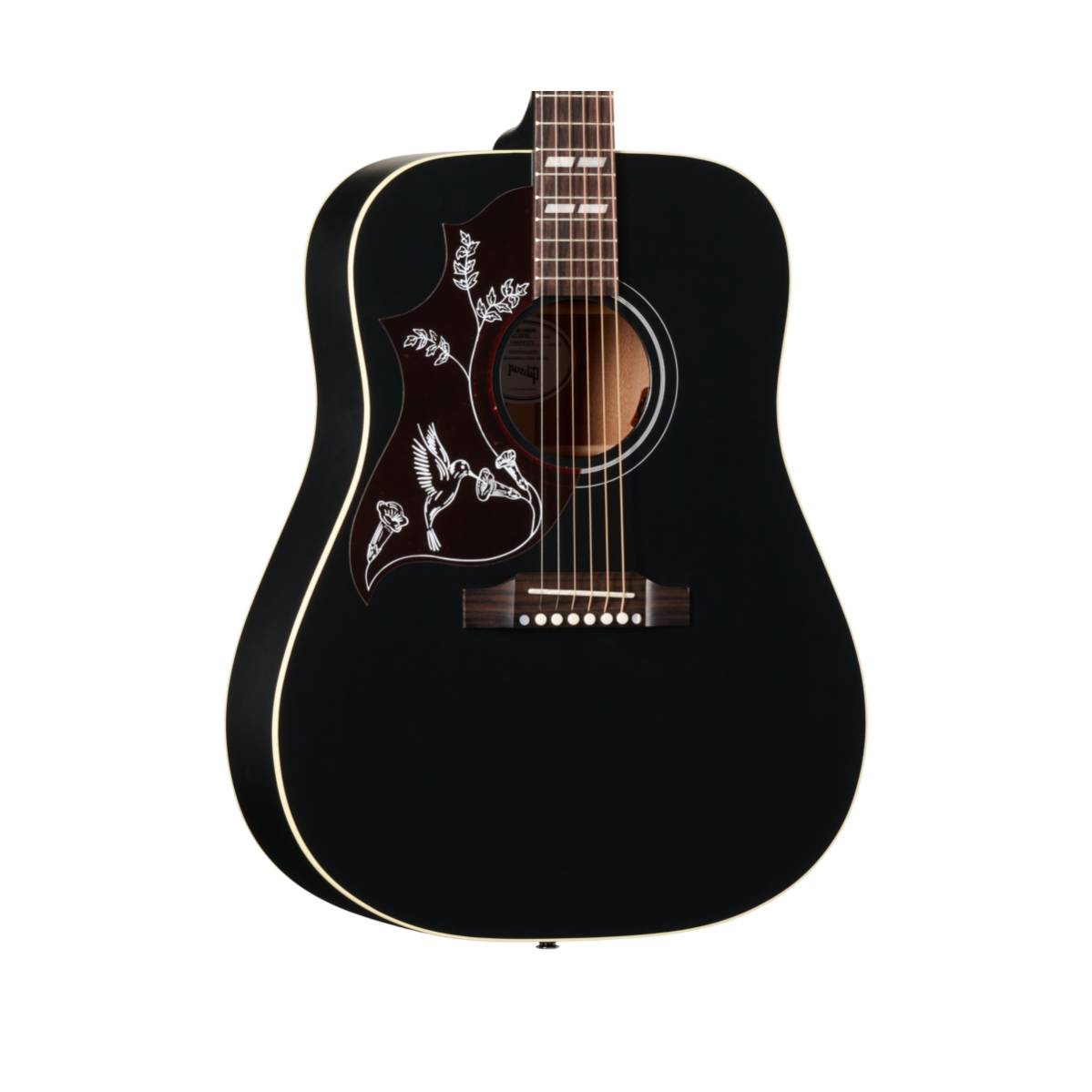 Gibson Hummingbird Special Acoustic Guitar Left Handed Satin Ebony - MCSSHBSPCEBL