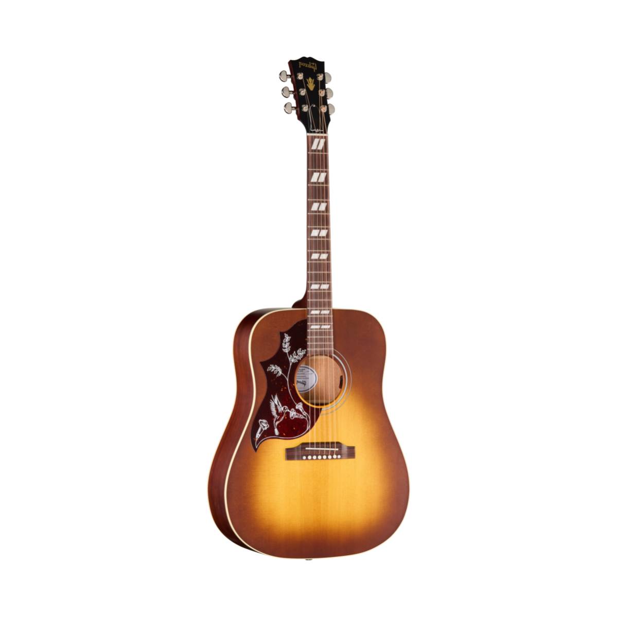 Gibson Hummingbird Special Acoustic Guitar Left Handed Satin Honey Burst - MCSSHBSPCHBL
