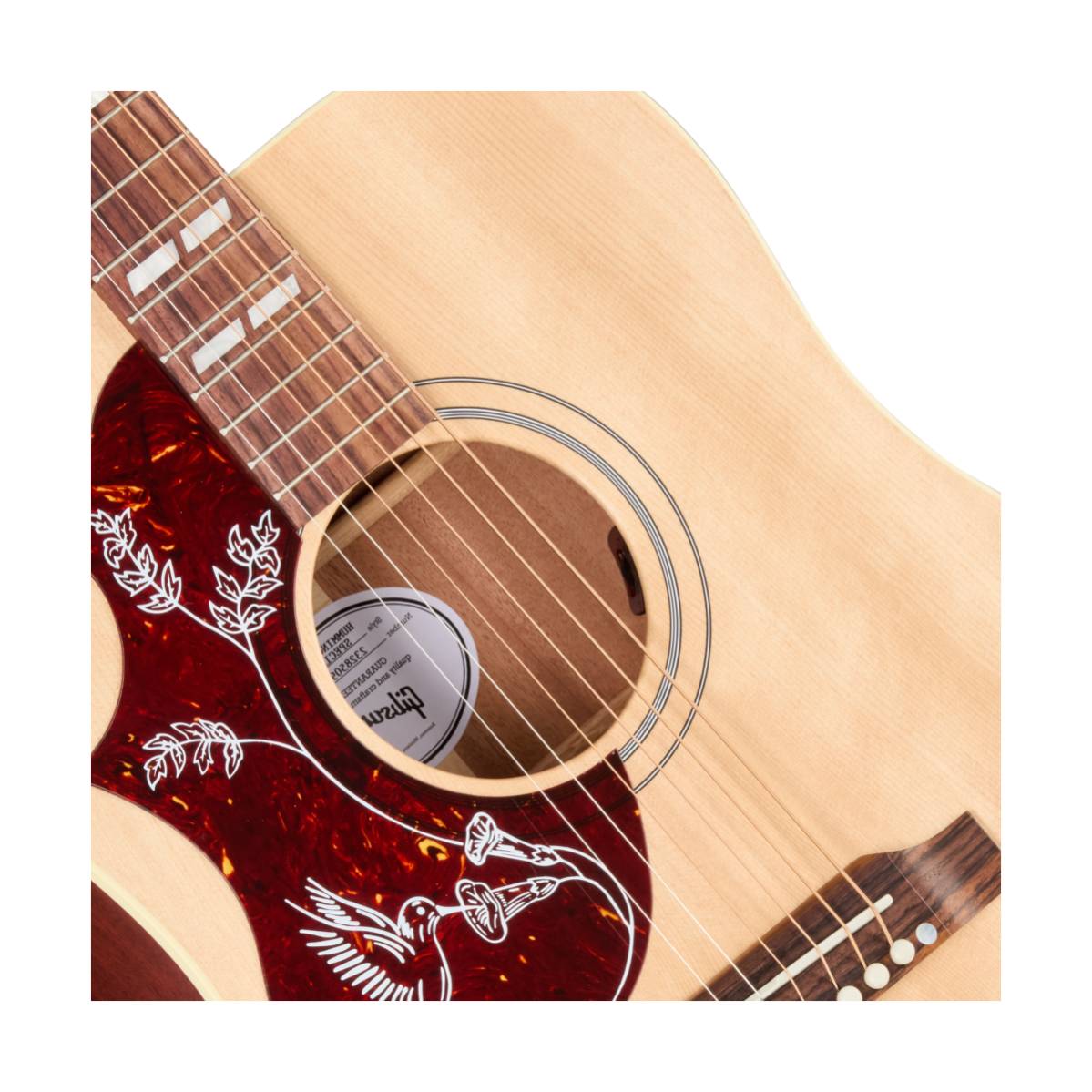 Gibson Hummingbird Special Acoustic Guitar Left Handed Satin Natural - MCSSHBSPCANL