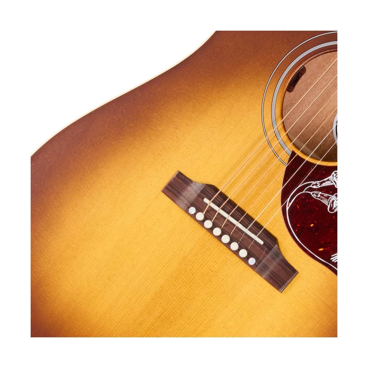 Gibson Hummingbird Special Acoustic Guitar Satin Honey Burst - MCSSHBSPCHB