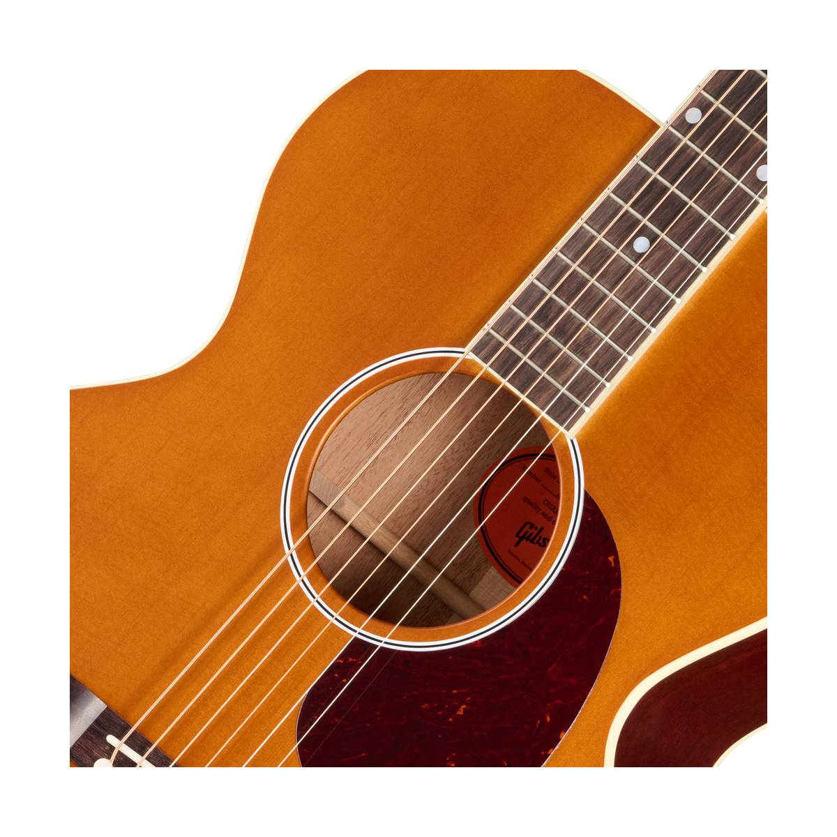 Gibson J-185 Century 12 Fret Acoustic Guitar Vintage Amber - OCJB8512AN