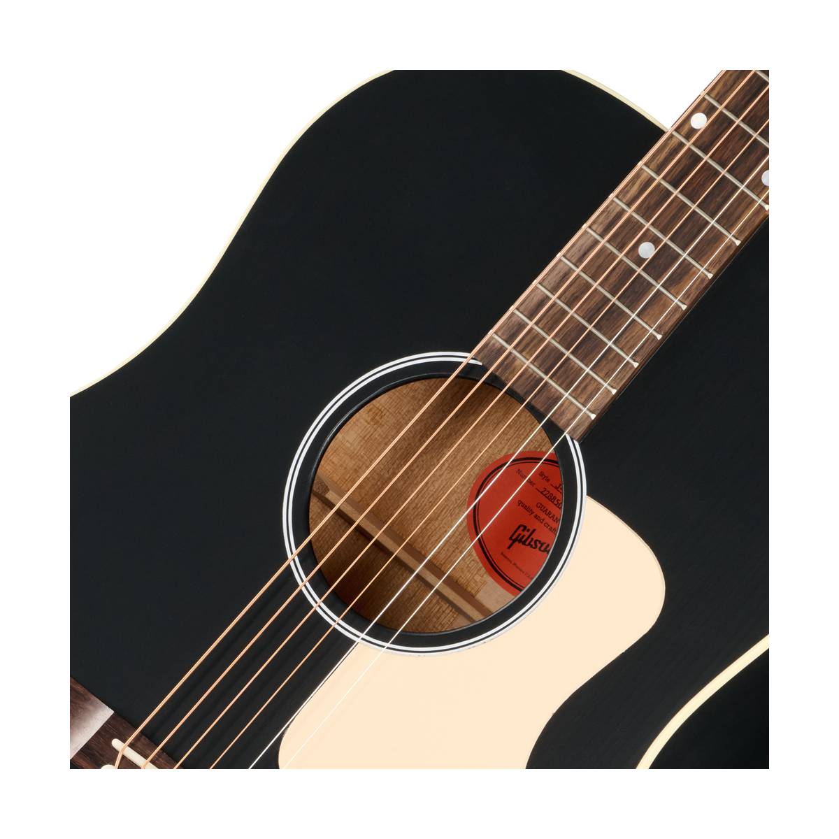 Gibson J-45 Century 12 Fret Acoustic Guitar Ebony - OCRS4C12EB