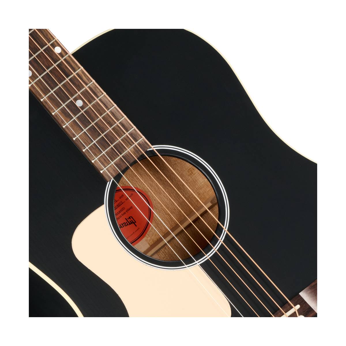 Gibson J-45 Century 12 Fret Acoustic Guitar Left Handed Ebony - OCRS4C12EBL