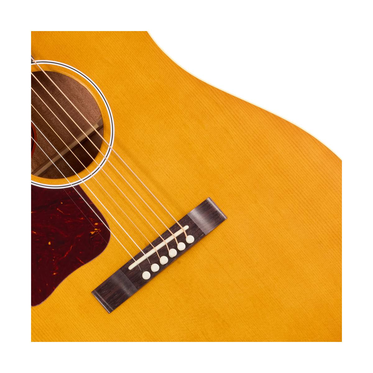 Gibson J-45 Century 12 Fret Acoustic Guitar Left Handed Vintage Amber - OCRS4C12ANL