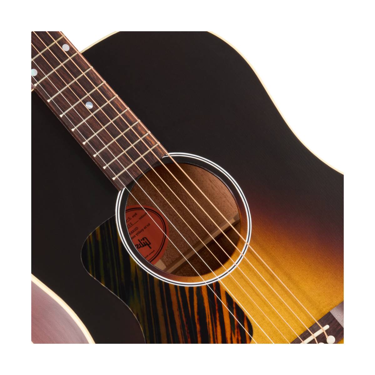 Gibson J-45 Century 12 Fret Acoustic Guitar Left Handed Vintage Sunburst - OCRS4C12VSL