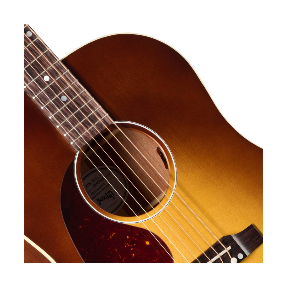 Gibson J-45 Special Acoustic Guitar Left Handed Honey Burst - MCRS45SPCHBL