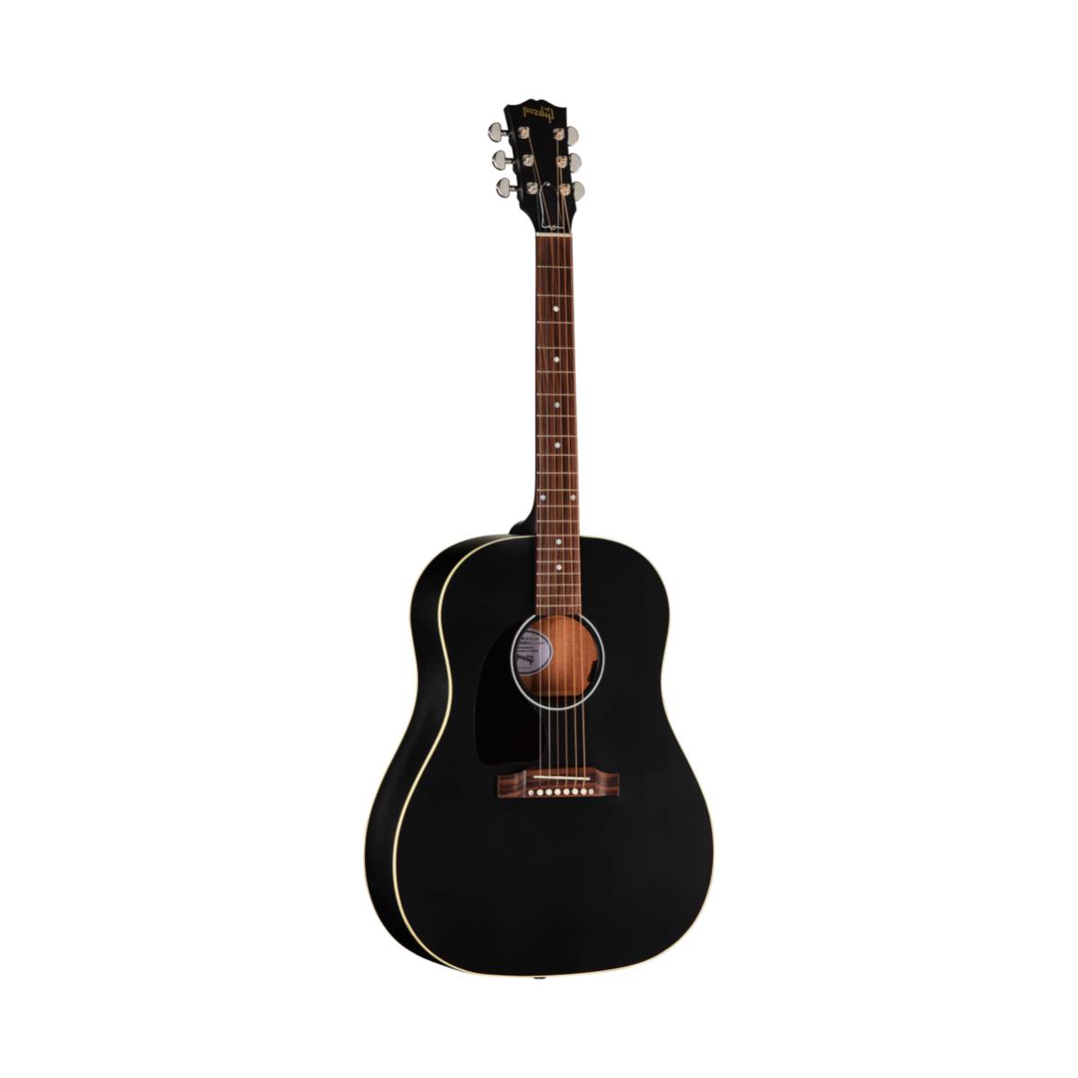 Gibson J-45 Special Acoustic Guitar Left Handed Satin Ebony - MCRS45SPCEBL