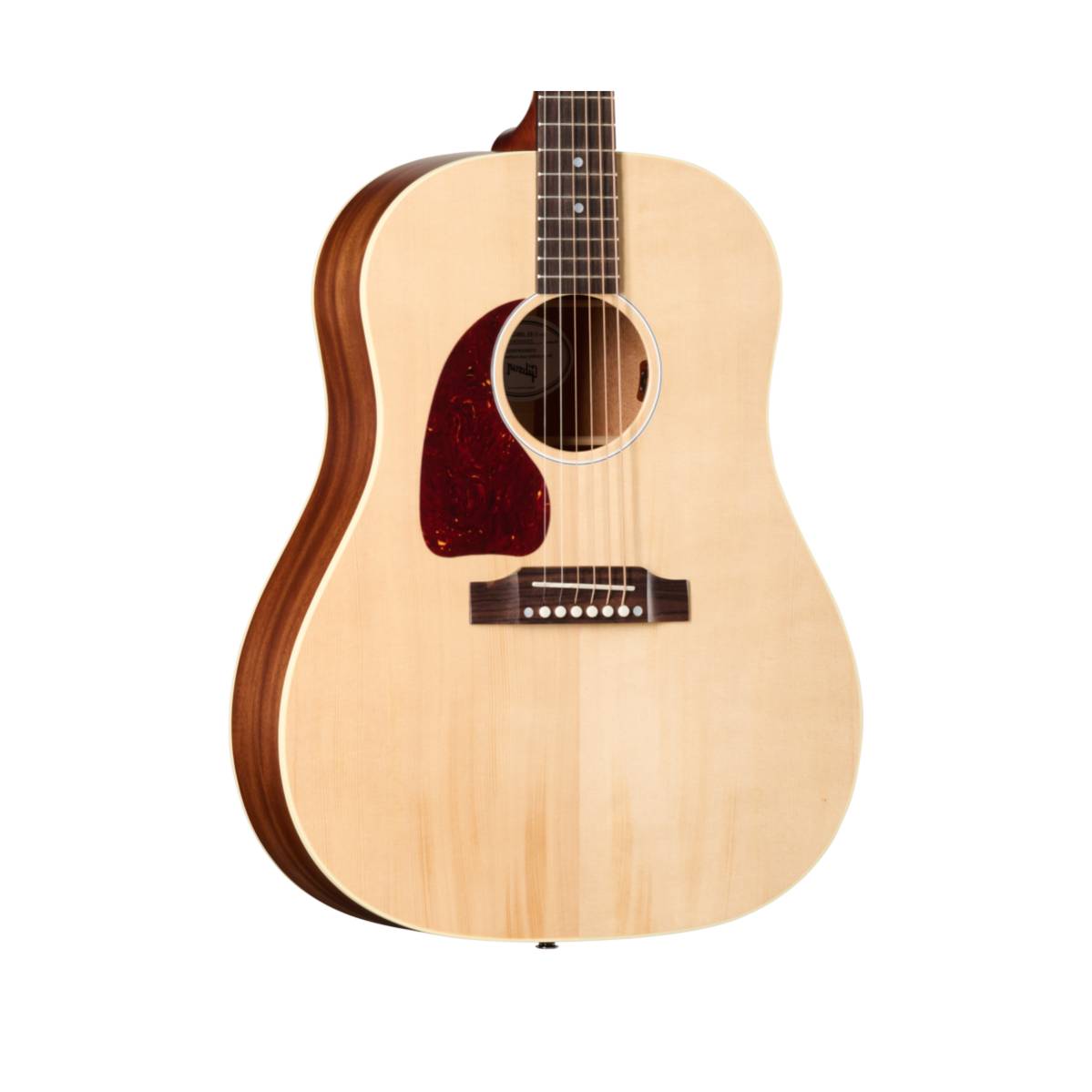 Gibson J-45 Special Acoustic Guitar Left Handed Satin Natural - MCRS45SPCANL