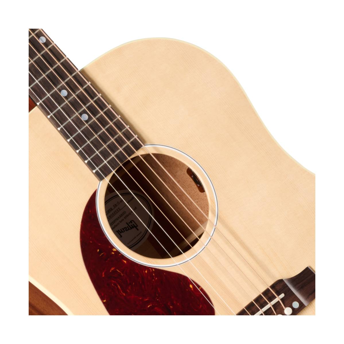 Gibson J-45 Special Acoustic Guitar Left Handed Satin Natural - MCRS45SPCANL