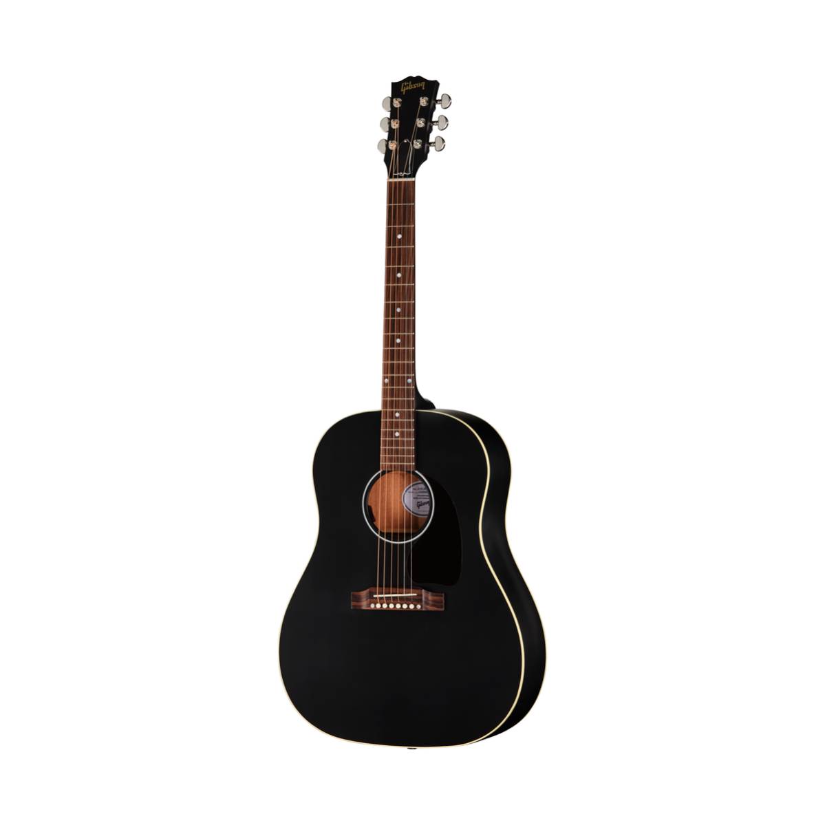 Gibson J-45 Special Acoustic Guitar Satin Ebony - MCRS45SPCEB