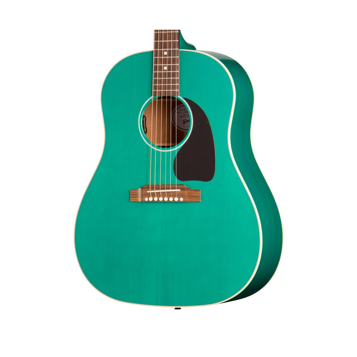 Gibson J-45 Standard Acoustic Guitar Translucent Teal - MCRS45SG