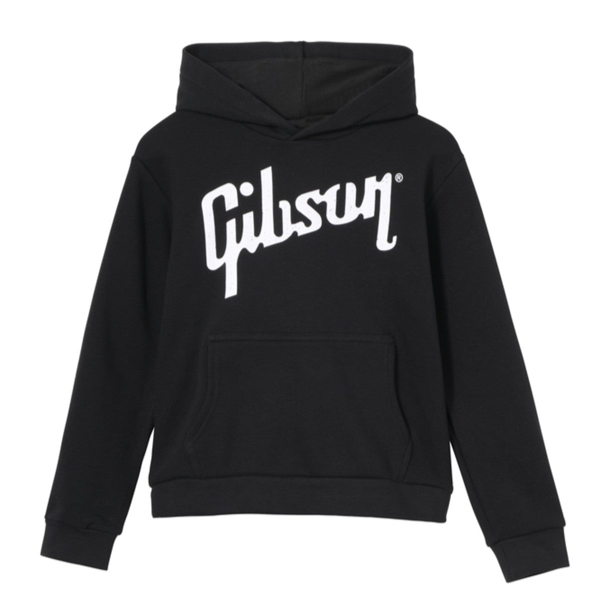 Gibson Kids Logo Pullover Hoodie Black XS - GA-KIDS-HD-LOGO-XS