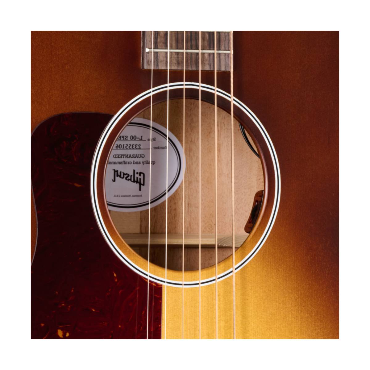 Gibson L-00 Special Acoustic Guitar Left Handed Satin Honey Burst - MCSBL0SPCHBL