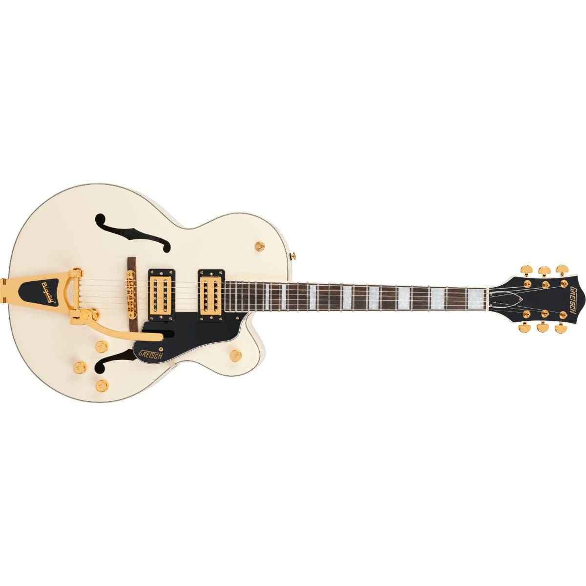 Gretsch Limited Edition G2420TG Streamliner Hollow Body Electric Guitar Vintage White w/ Bigsby &amp; Broad'Tron BT-3S Pickups - 2807271505