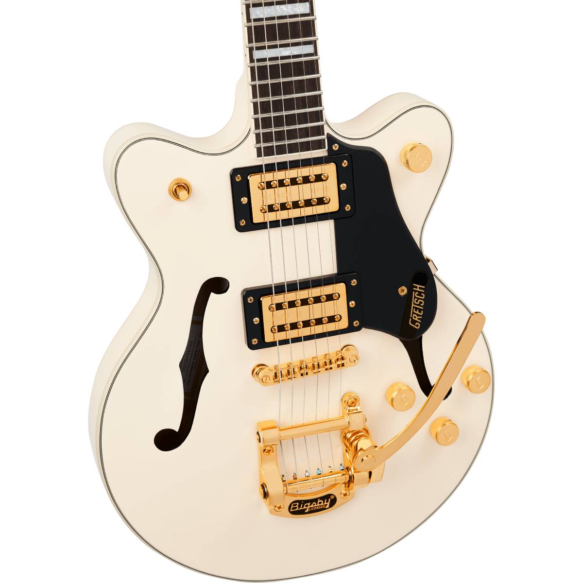 Gretsch Limited Edition G2655TG Streamliner Center Block Jr. Double-Cut Electric Guitar Vintage White w/ Bigsby - 2807281505