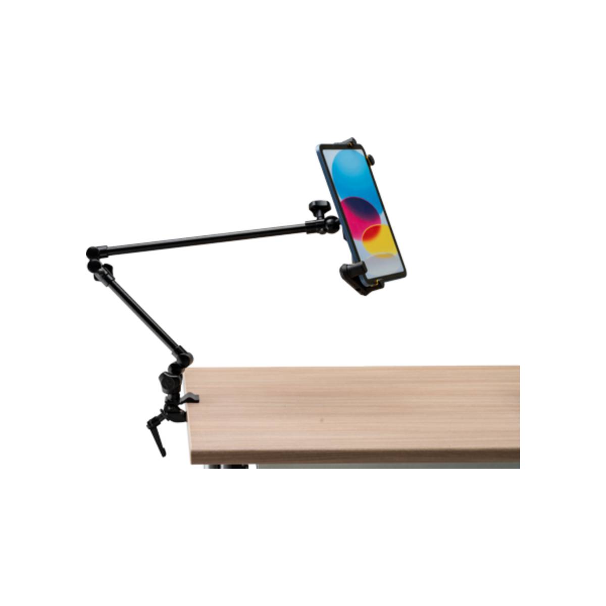 Hercules DG327B Articulated Arm iPad / Tablet / Phone Holder Fits Tablets 8.1-15.2inch