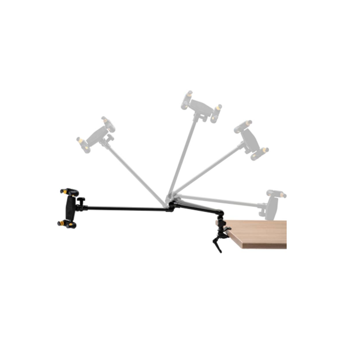 Hercules DG327B Articulated Arm iPad / Tablet / Phone Holder Fits Tablets 8.1-15.2inch