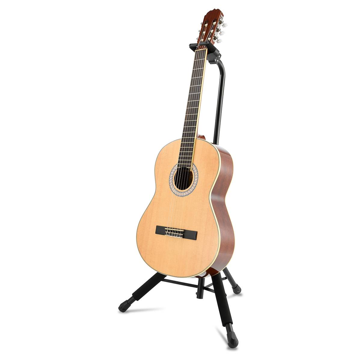 Hercules GS414B Plus Auto Grab Single Guitar Stand w/ Leg rest