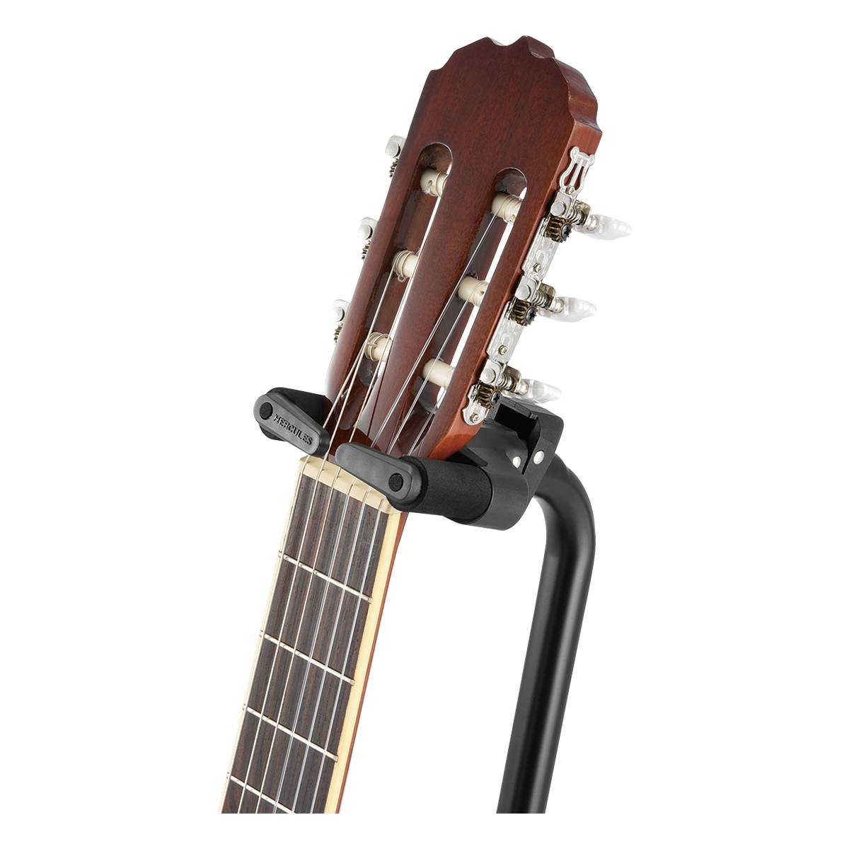 Hercules GS414B Plus Auto Grab Single Guitar Stand w/ Leg rest