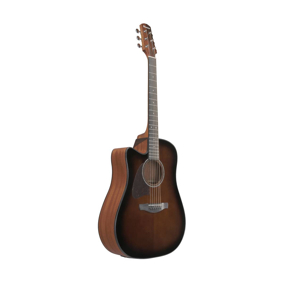 Ibanez AAD51LCE Acoustic Guitar Left Handed Dark Violin Sunburst High Gloss w/ Pickup