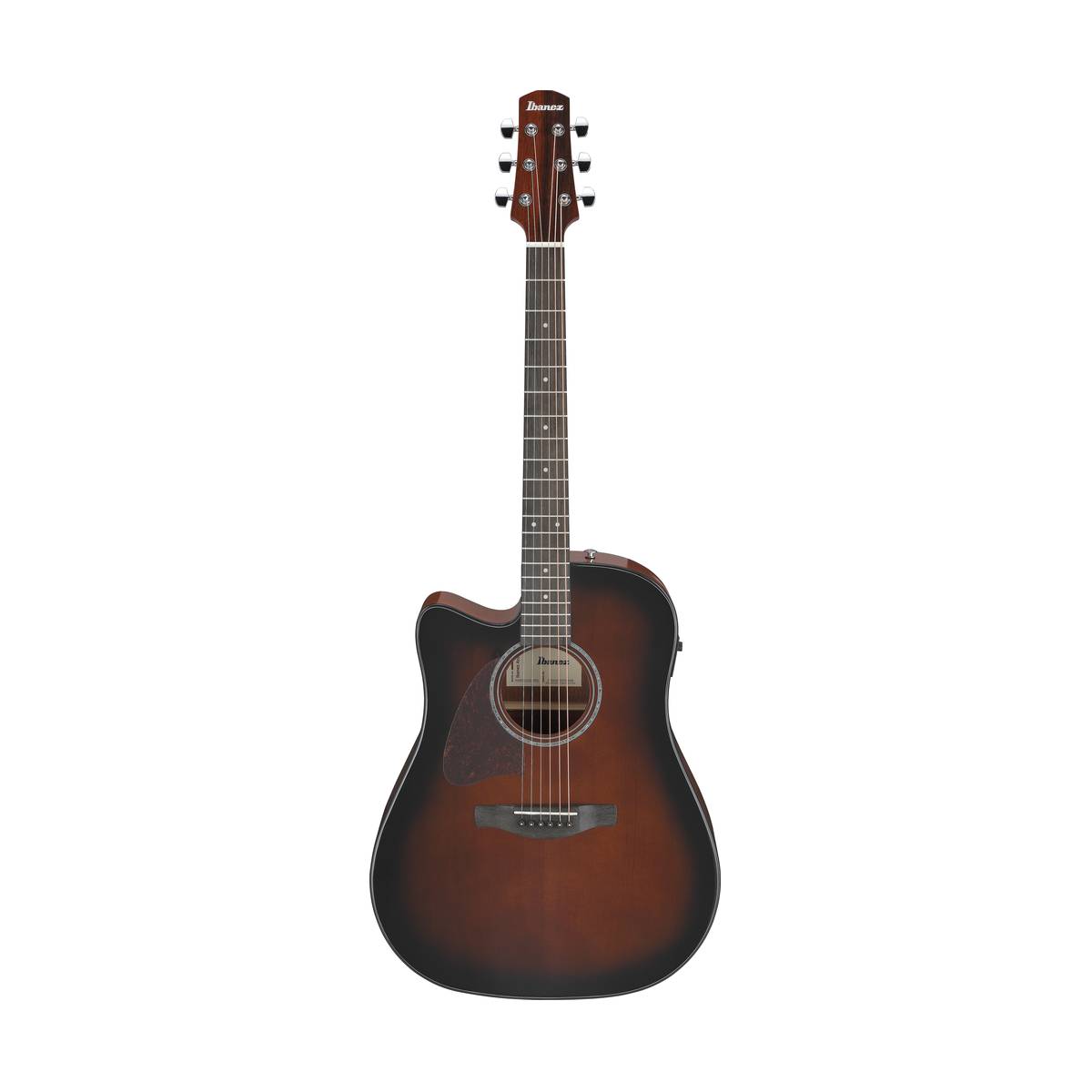 Ibanez AAD51LCE Acoustic Guitar Left Handed Dark Violin Sunburst High Gloss w/ Pickup