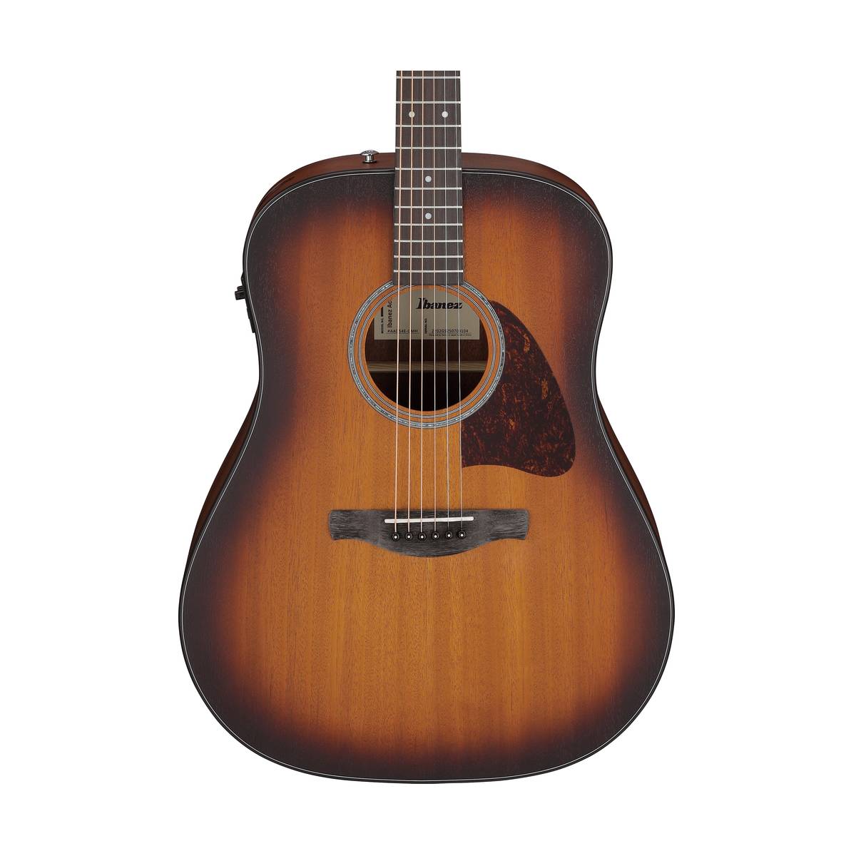 Ibanez AAD54E Acoustic Guitar Open Pore Mahogany Sunburst w/ Pickup