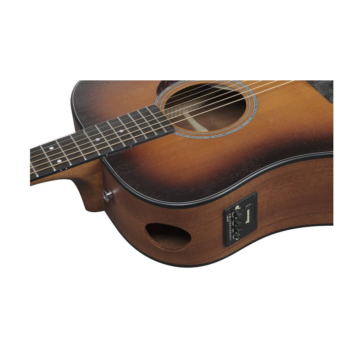 Ibanez AAD54E Acoustic Guitar Open Pore Mahogany Sunburst w/ Pickup