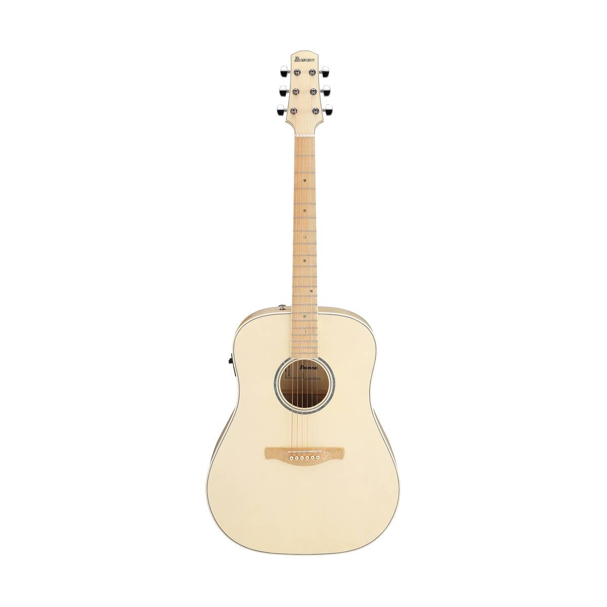 Ibanez AAD77M1E Acoustic Guitar Open Pore Antique White w/ Pickup