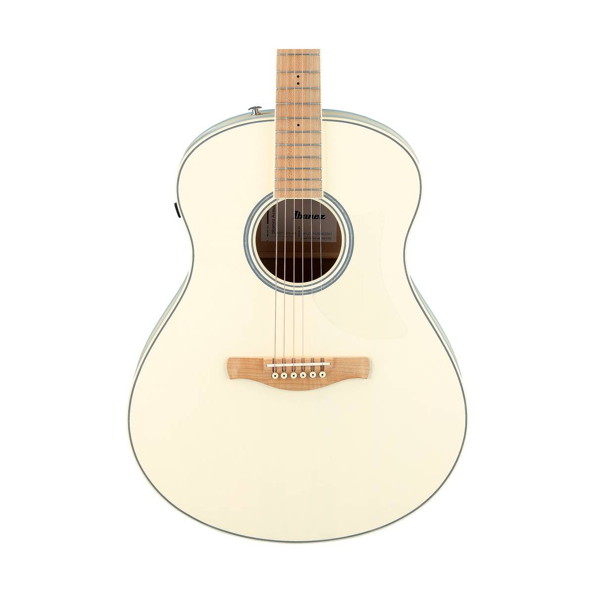 Ibanez AAM370M2E Acoustic Guitar Transparent Antique White Ice Blue w/ Pickup
