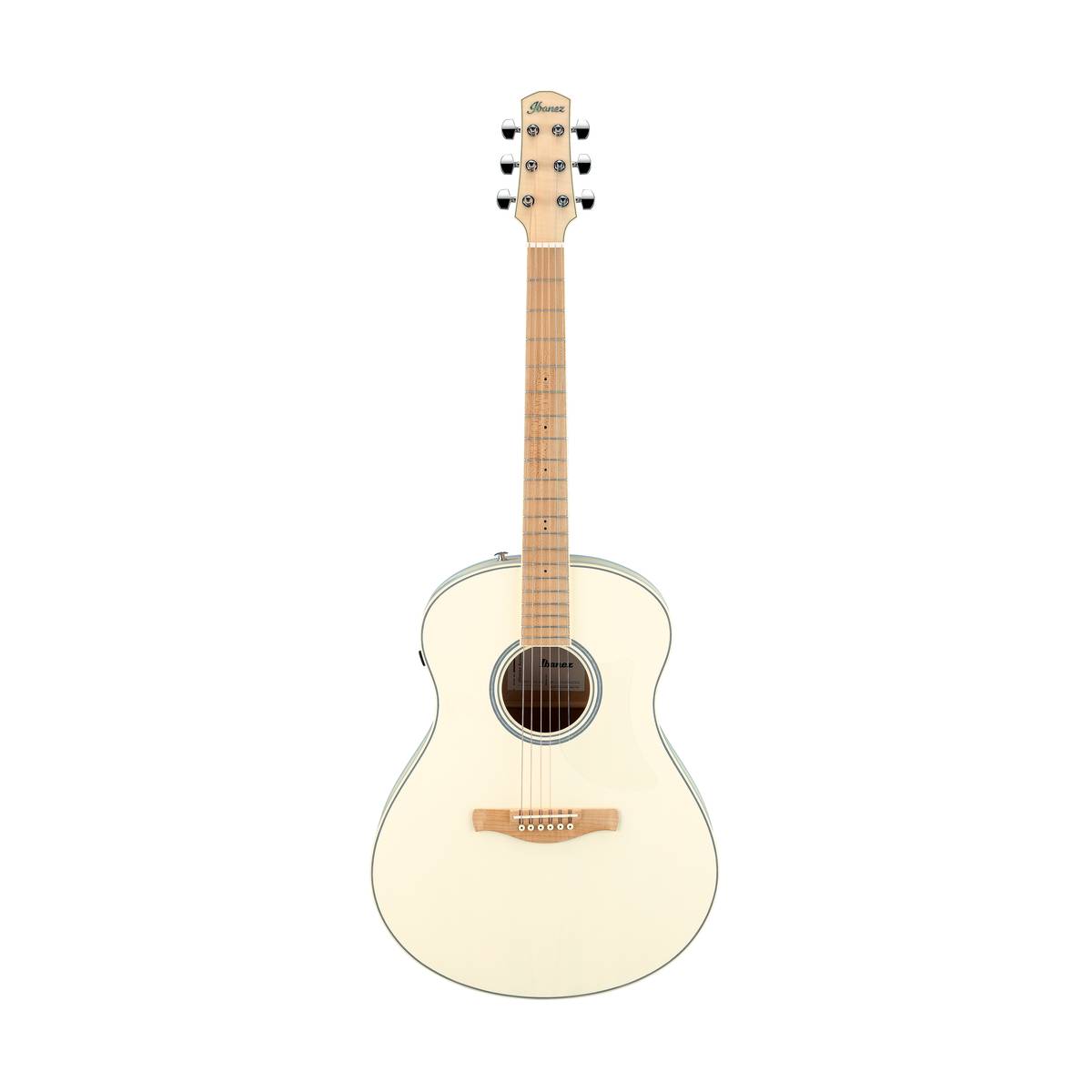 Ibanez AAM370M2E Acoustic Guitar Transparent Antique White Ice Blue w/ Pickup